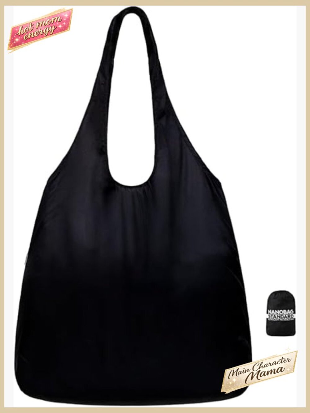 Foldable Tote Ultralight Ripstop Nylon Reusable Grocery Travel Bag Compact